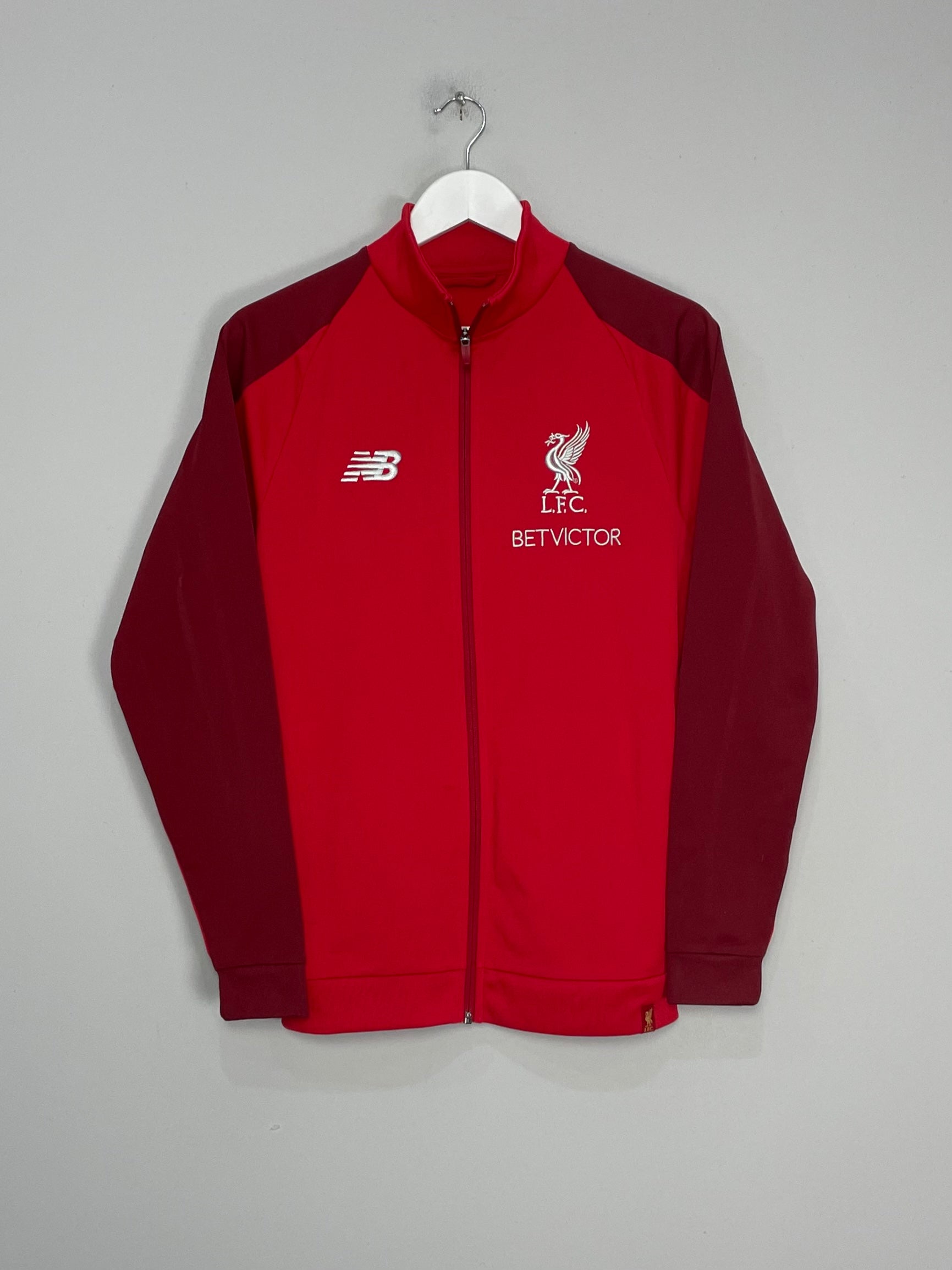 Shop 2018/20 LIVERPOOL TRACK JACKET (S) NEW BALANCE, classic football shirts, vintage football shirts & retro soccer jerseys at Cult Kits