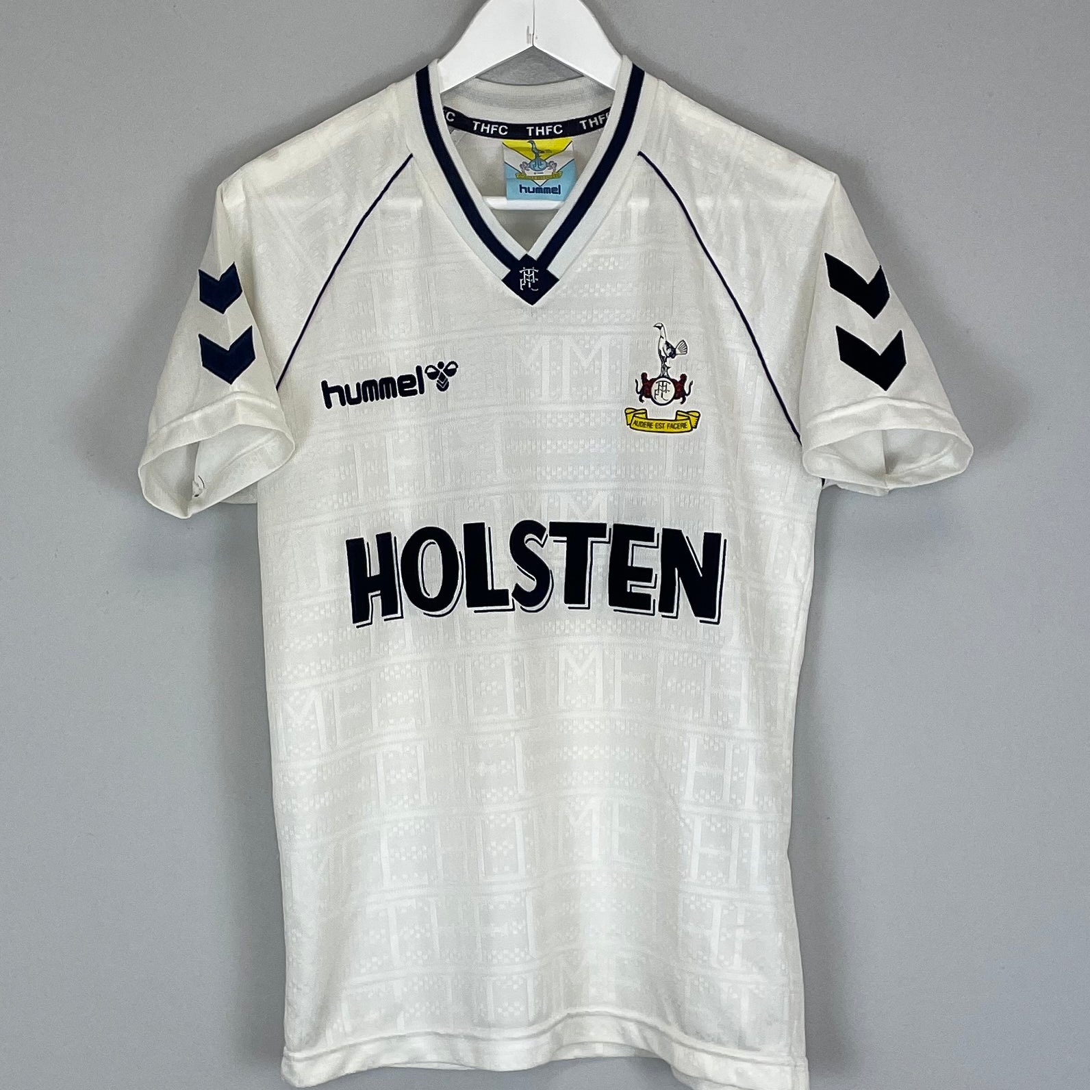 Shop 1989/91 TOTTENHAM #8 (GASCOIGNE) HOME SHIRT (S) HUMMEL, classic football shirts, vintage football shirts & retro soccer jerseys at Cult Kits