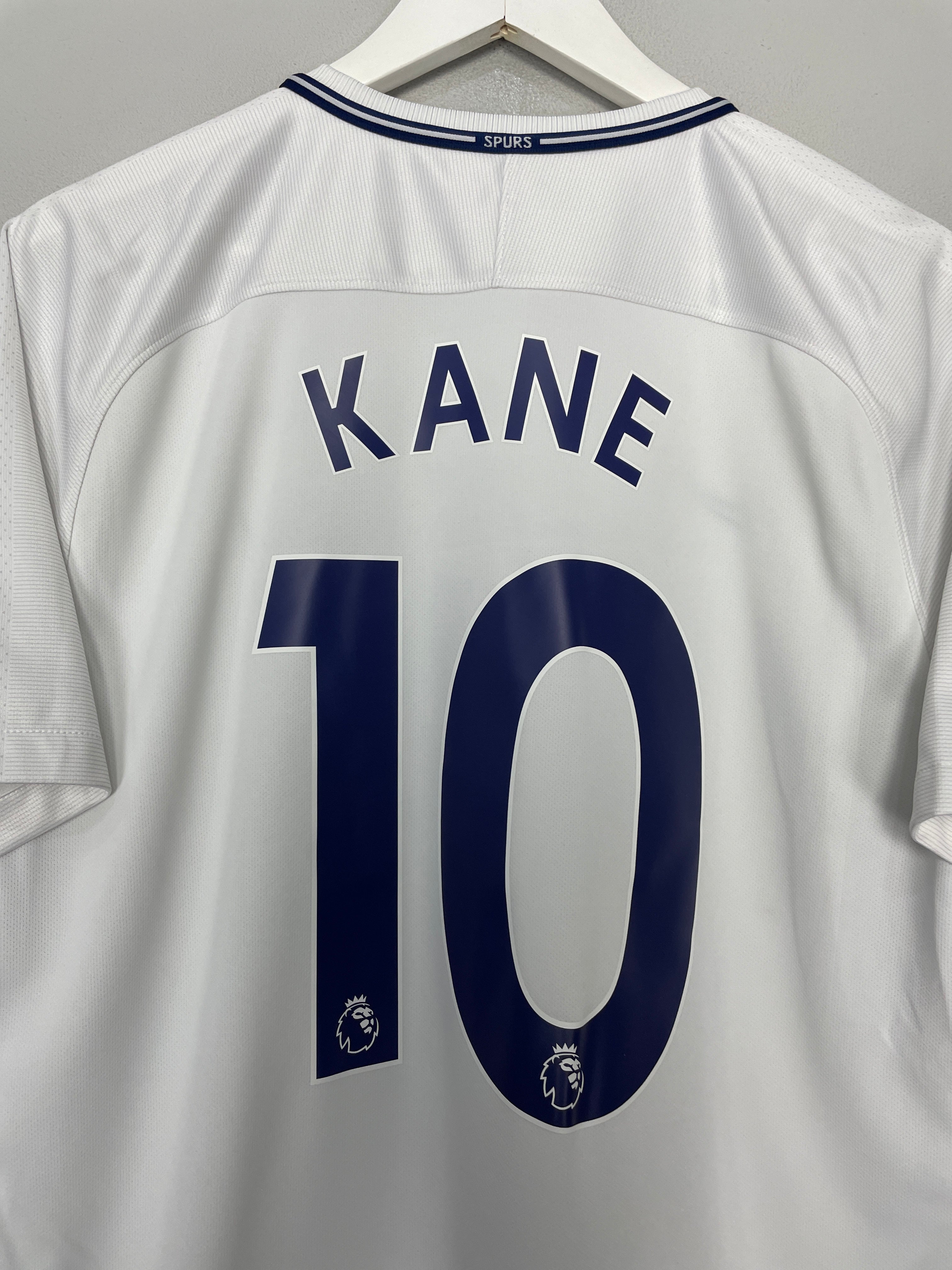 Shop 2017/18 TOTTENHAM KANE #10 HOME SHIRT (L) NIKE, classic football shirts, vintage football shirts & retro soccer jerseys at Cult Kits