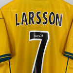 Shop 2000/01 CELTIC LARSSON #7 AWAY SHIRT (L) UMBRO, classic football shirts, vintage football shirts & retro soccer jerseys at Cult Kits