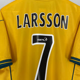 Shop 2000/01 CELTIC LARSSON #7 AWAY SHIRT (L) UMBRO, classic football shirts, vintage football shirts & retro soccer jerseys at Cult Kits
