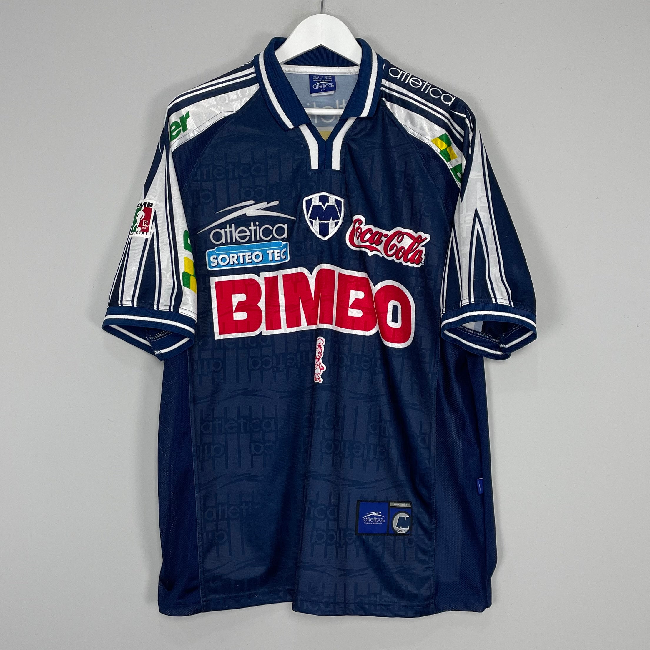 Shop 1999/00 MONTERREY THIRD SHIRT (L) ATLETICA, classic football shirts, vintage football shirts & retro soccer jerseys at Cult Kits