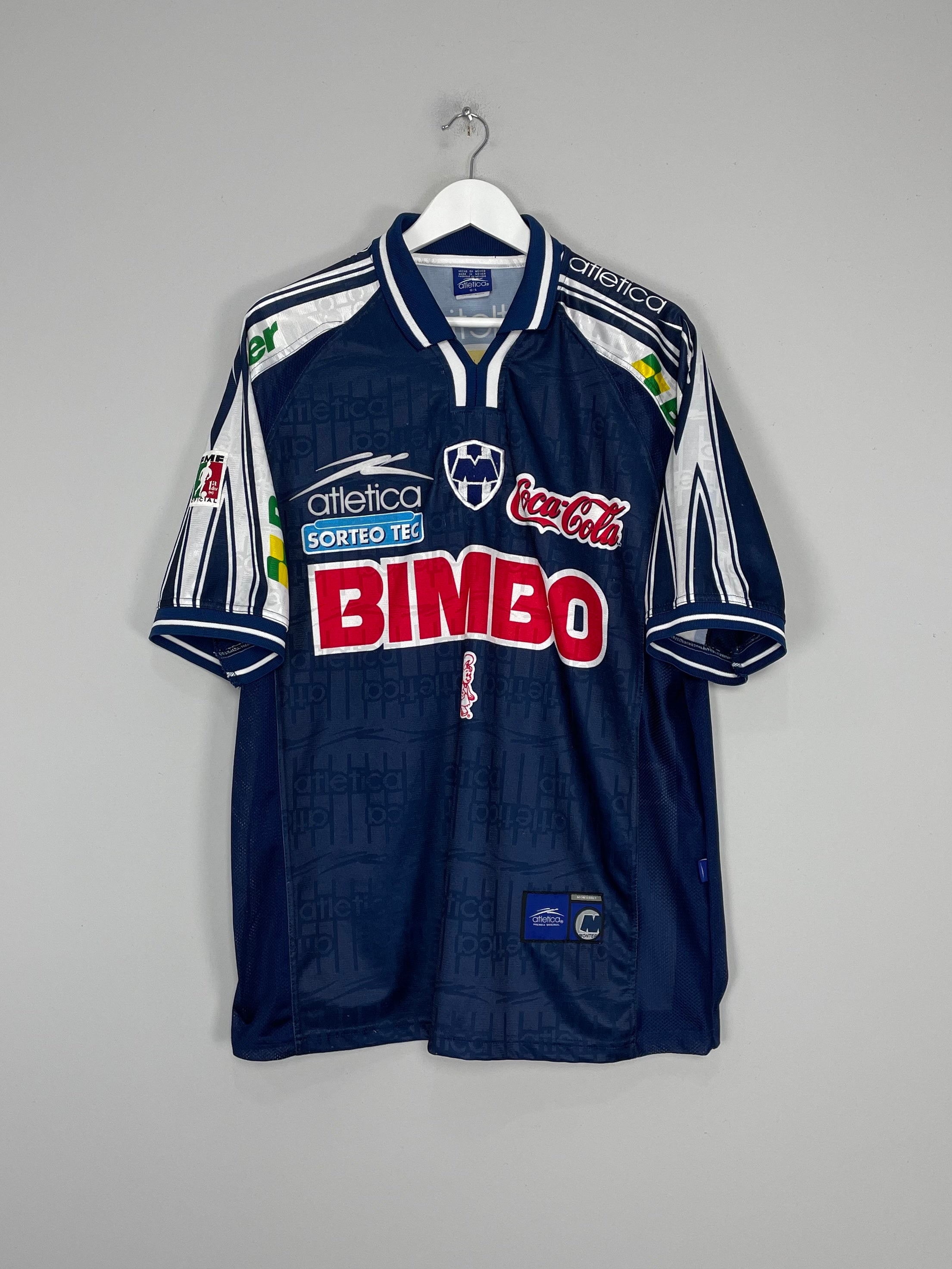 Shop 1999/00 MONTERREY THIRD SHIRT (L) ATLETICA, classic football shirts, vintage football shirts & retro soccer jerseys at Cult Kits
