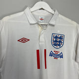 Shop 2009/10 ENGLAND J.COLE #11 HOME SHIRT (L) UMBRO, classic football shirts, vintage football shirts & retro soccer jerseys at Cult Kits