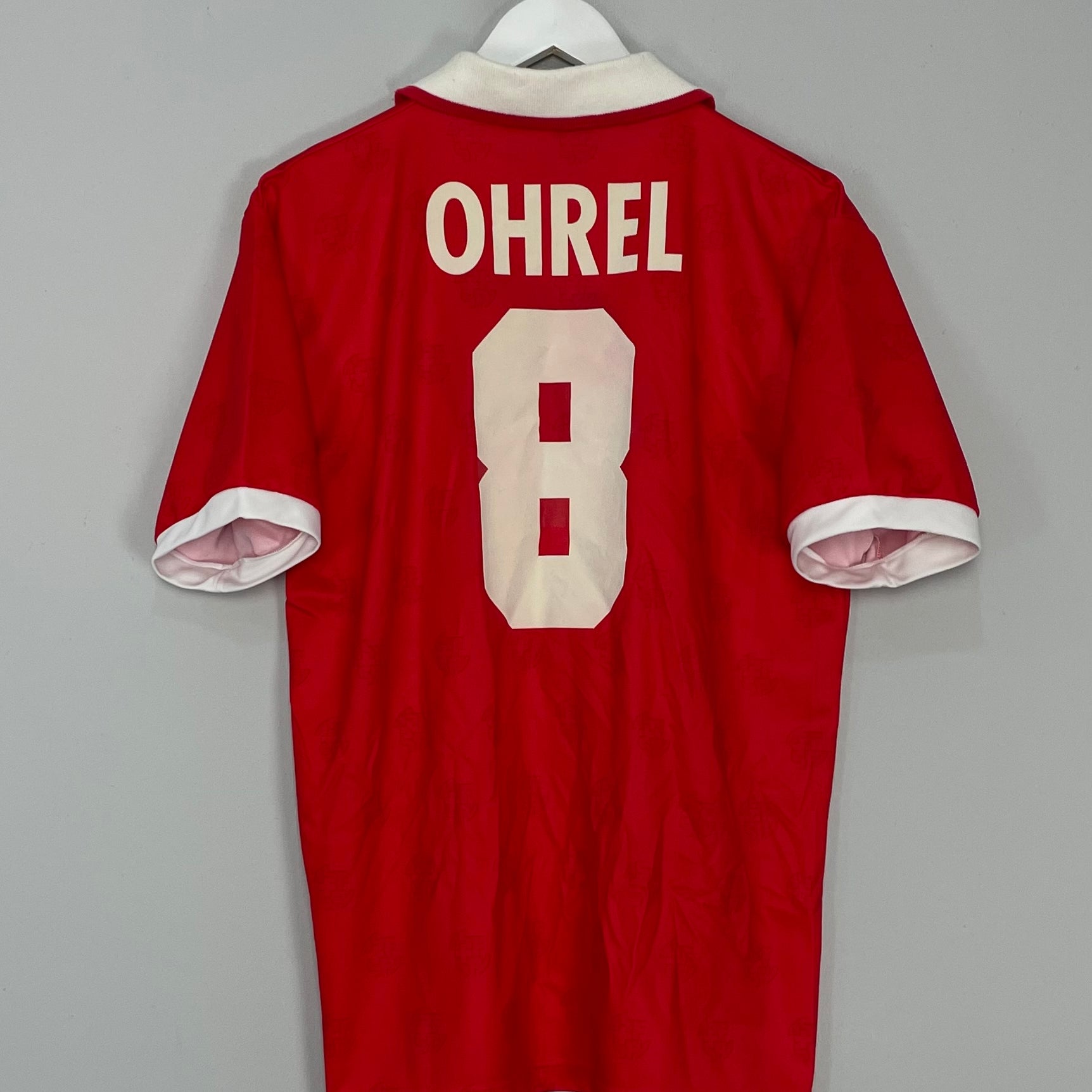 Shop 1994/96 SWITZERLAND OHREL #8 HOME SHIRT (M) LOTTO, classic football shirts, vintage football shirts & retro soccer jerseys at Cult Kits