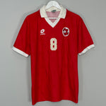 Shop 1994/96 SWITZERLAND OHREL #8 HOME SHIRT (M) LOTTO, classic football shirts, vintage football shirts & retro soccer jerseys at Cult Kits