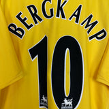 2006/07 ARSENAL BERGKAMP #10 AWAY SHIRT (XL) NIKE