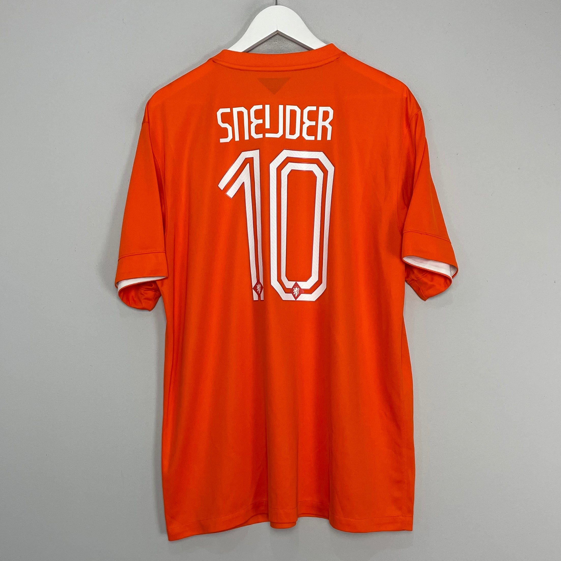 Shop 2014/15 NETHERLANDS SNEIJDER #10 HOME SHIRT (XL) NIKE, classic football shirts, vintage football shirts & retro soccer jerseys at Cult Kits