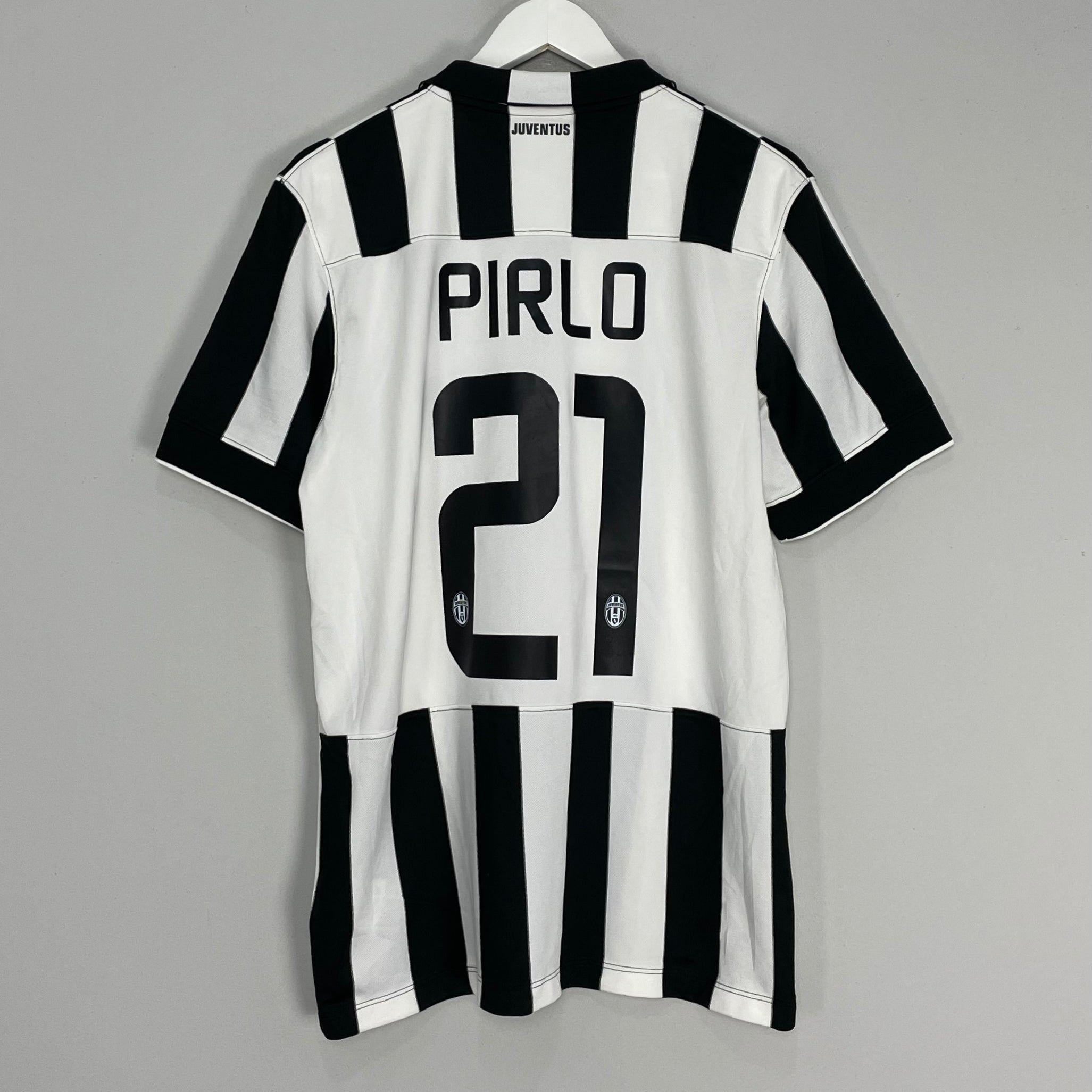 Shop 2014/15 JUVENTUS PIRLO #21 HOME SHIRT (L) NIKE, classic football shirts, vintage football shirts & retro soccer jerseys at Cult Kits
