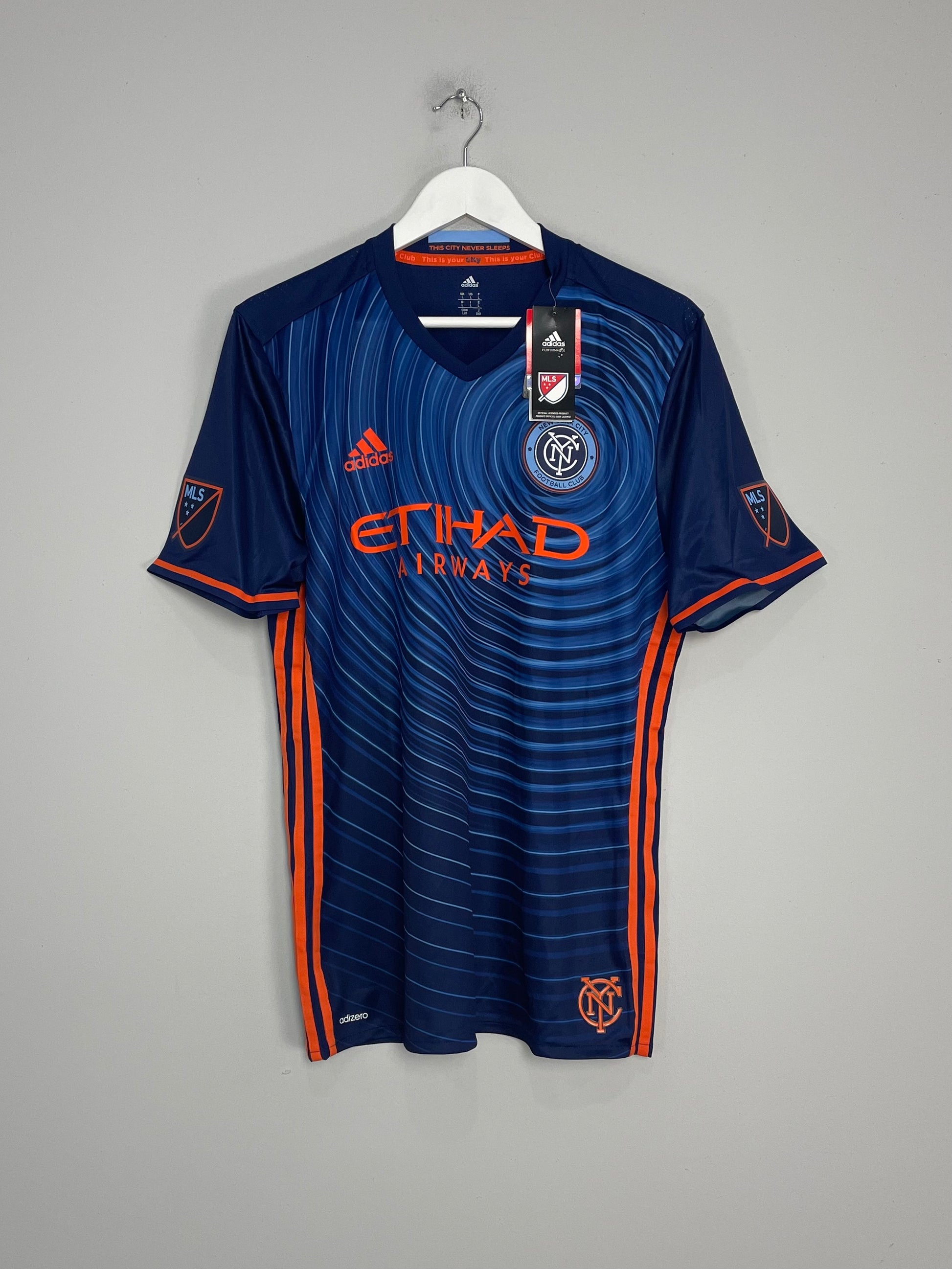 2016/17 NEW YORK CITY *BNWT* PLAYER ISSUE AWAY SHIRT (L) ADIDAS