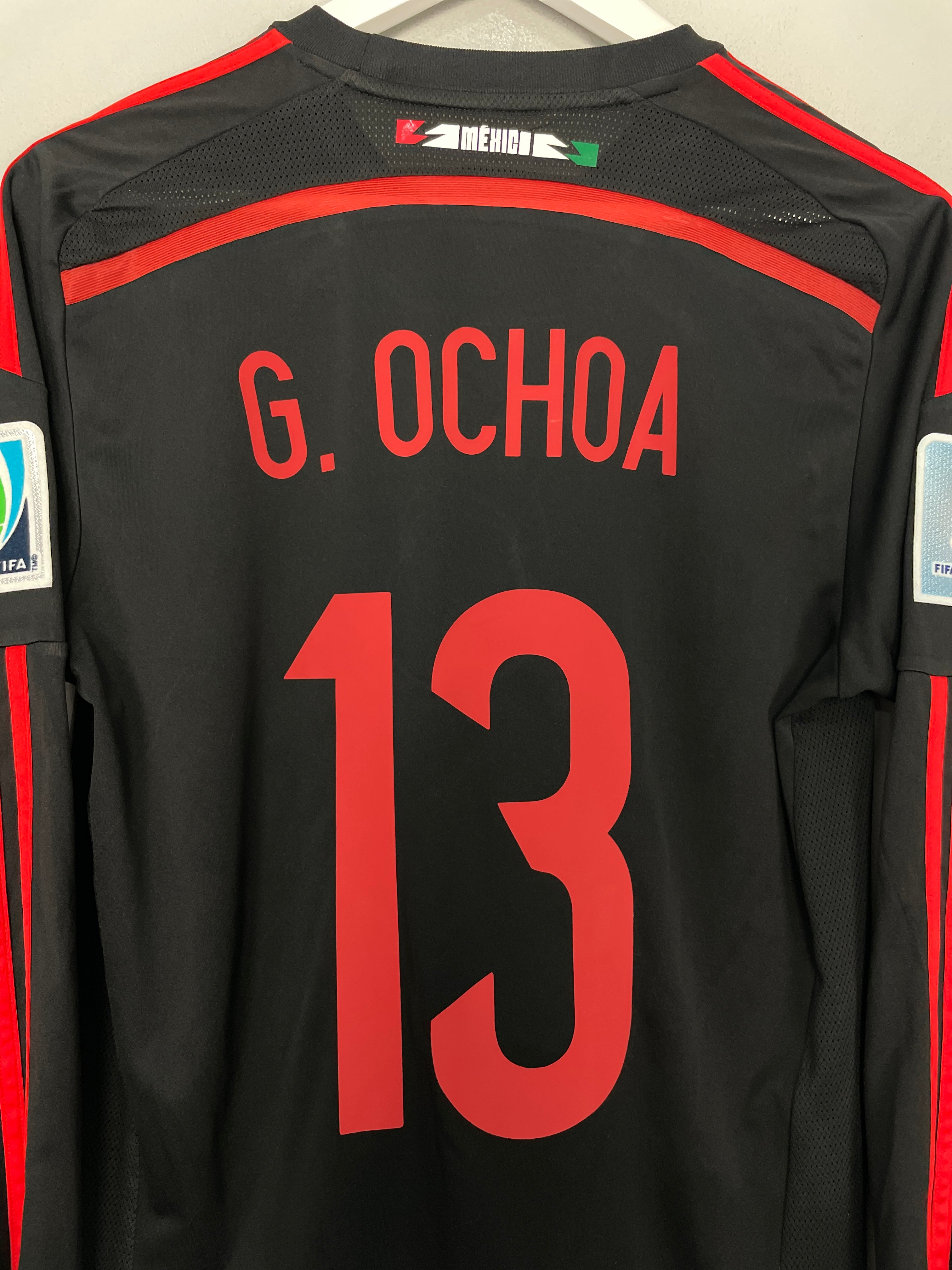 Shop 2014/15 MEXICO OCHOA #13 GK SHIRT (S) ADIDAS, classic football shirts, vintage football shirts & retro soccer jerseys at Cult Kits