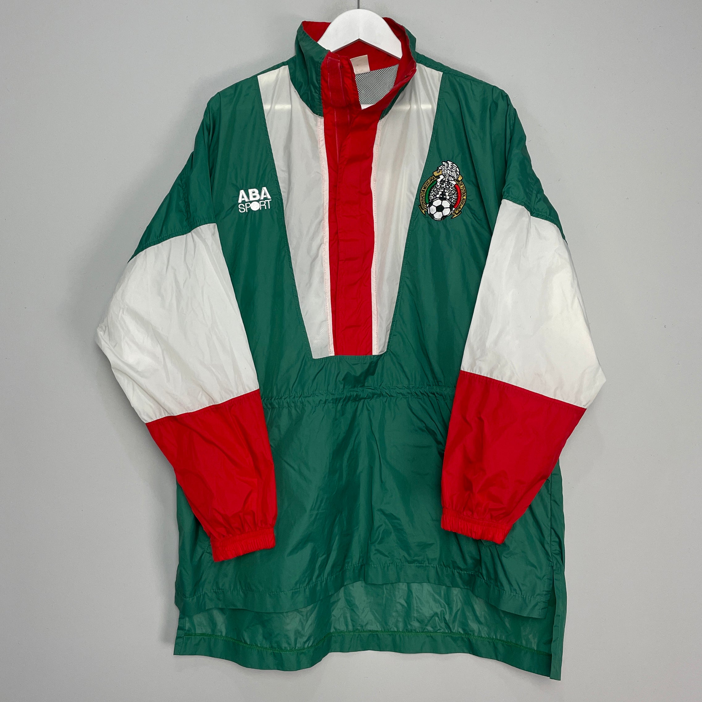 Shop 1997/98 MEXICO WINDBREAKER JACKET (XL) ABA SPORT, classic football shirts, vintage football shirts & retro soccer jerseys at Cult Kits