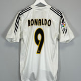 2004/05 REAL MADRID RONALDO #9 HOME SHIRT (S) ADIDAS