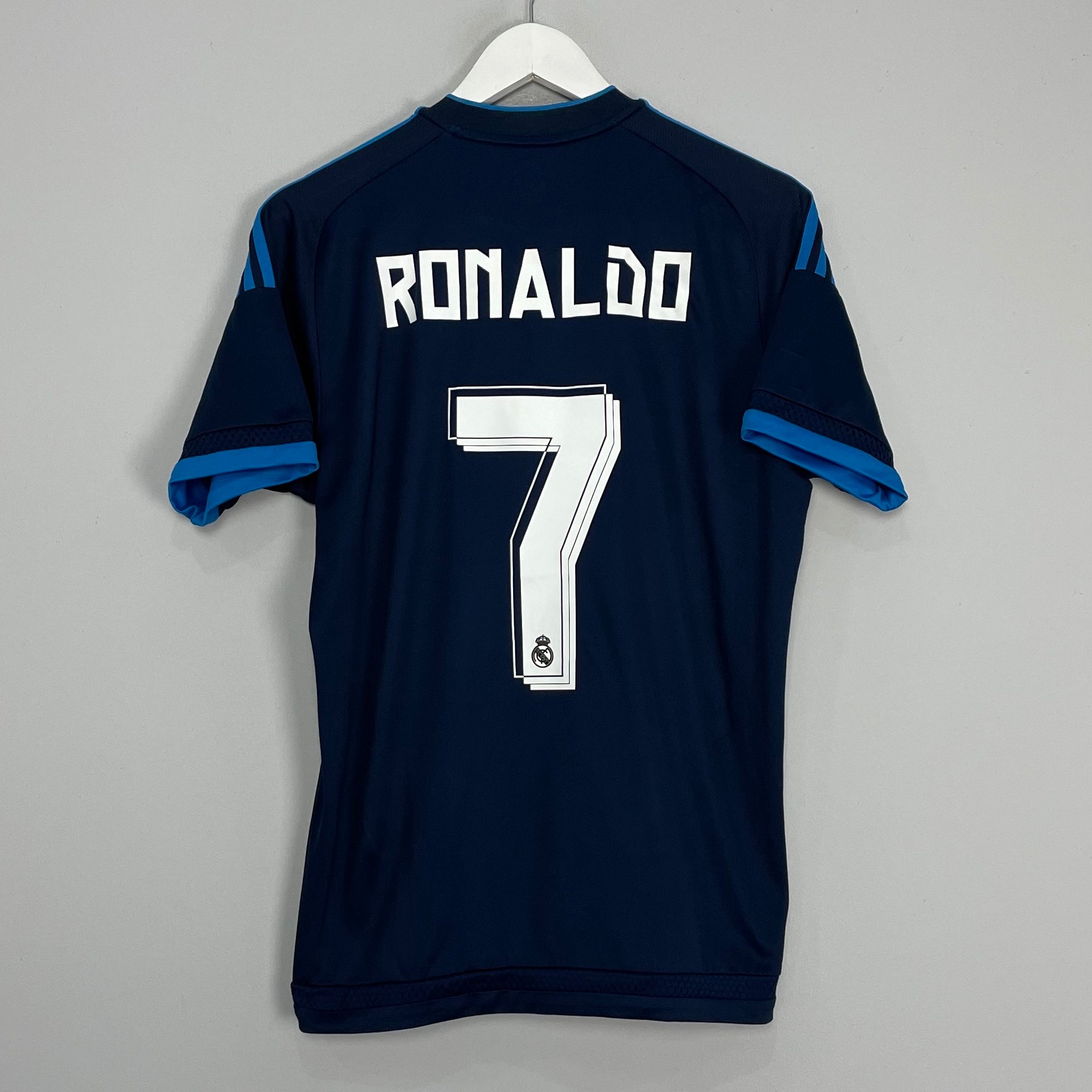 Shop 2015/16 REAL MADRID RONALDO #7 THIRD SHIRT (M) ADIDAS, classic football shirts, vintage football shirts & retro soccer jerseys at Cult Kits
