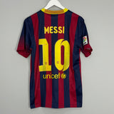 2013/14 BARCELONA MESSI #10 HOME SHIRT (S) NIKE
