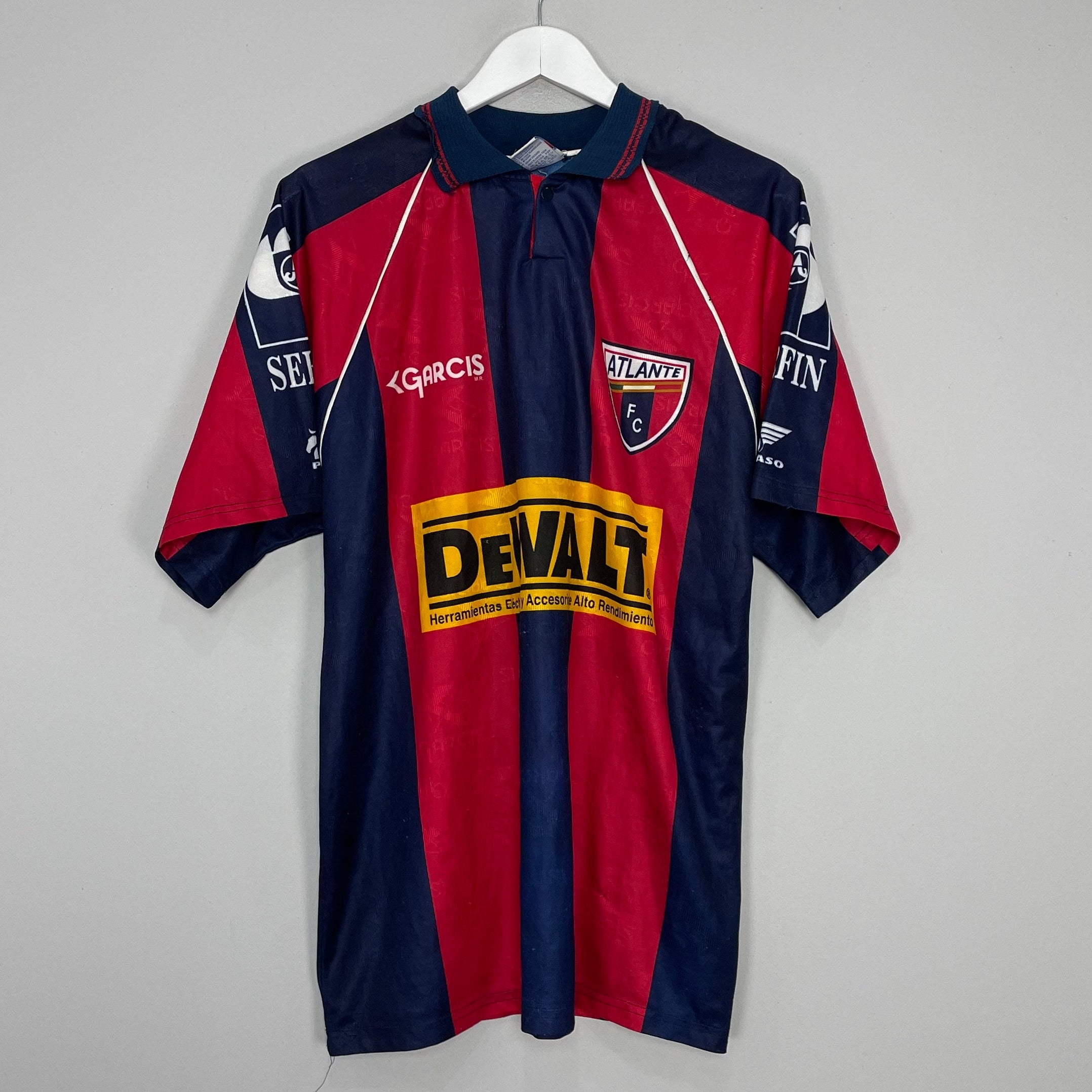 Shop 1997/98 ATLANTE HOME SHIRT (XL) GARCIS, classic football shirts, vintage football shirts & retro soccer jerseys at Cult Kits