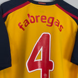 2008/09 ARSENAL FABREGAS #4 AWAY SHIRT (XL) NIKE