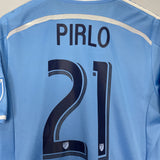 Shop 2015/16 NEW YORK CITY PIRLO #21 *AUTHENTIC* HOME SHIRT (L) ADIDAS, classic football shirts, vintage football shirts & retro soccer jerseys at Cult Kits