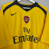 2006/07 ARSENAL BERGKAMP #10 AWAY SHIRT (XL) NIKE