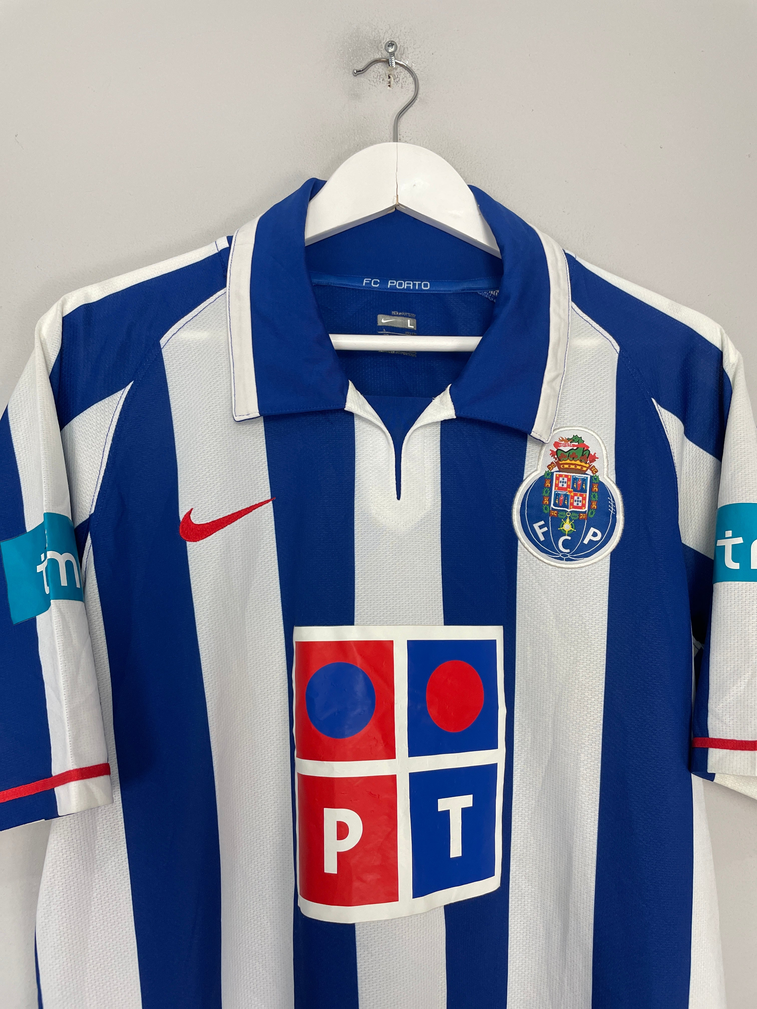 Shop 2007/08 PORTO HOME SHIRT (L) NIKE, classic football shirts, vintage football shirts & retro soccer jerseys at Cult Kits