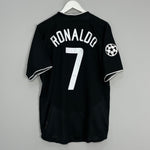 2003/05 MANCHESTER UNITED RONALDO #7 C/L AWAY SHIRT (M) NIKE
