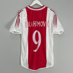 2004/05 AJAX IBRAHIMOVIC #9 HOME SHIRT (S) ADIDAS