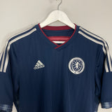 Shop 2014/15 SCOTLAND HOME SHIRT (M) ADIDAS, classic football shirts, vintage football shirts & retro soccer jerseys at Cult Kits