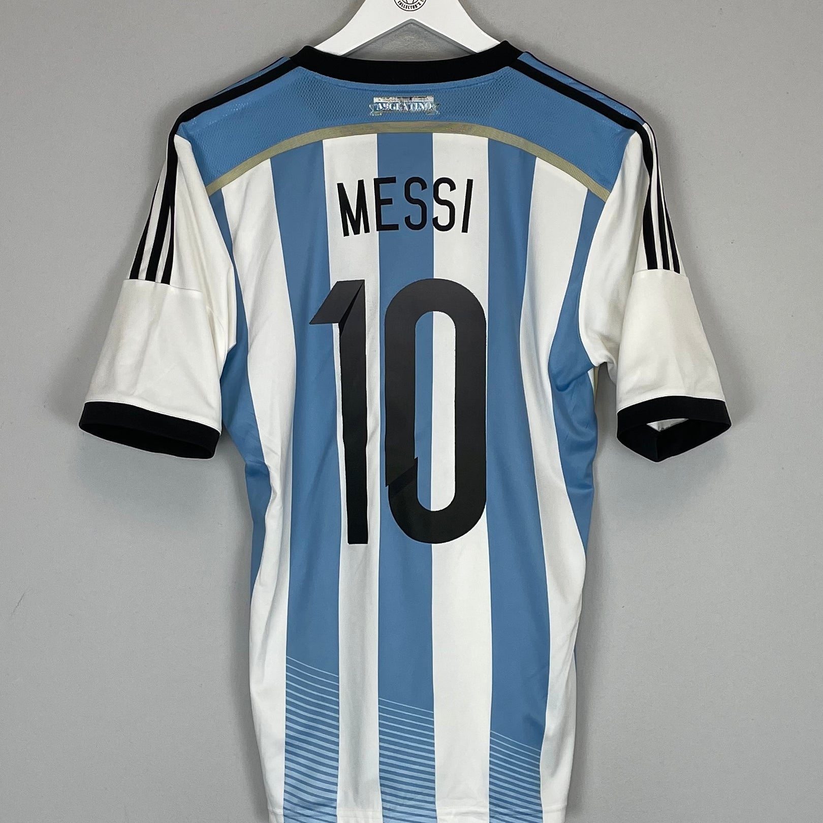 Shop 2013/15 ARGENTINA MESSI #10 HOME SHIRT (M) ADIDAS, classic football shirts, vintage football shirts & retro soccer jerseys at Cult Kits