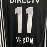Shop 2012/13 ESTUDIANTES VERON #11 L/S AWAY SHIRT (XL) ADIDAS, classic football shirts, vintage football shirts & retro soccer jerseys at Cult Kits