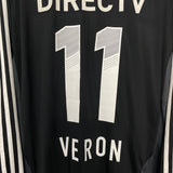 Shop 2012/13 ESTUDIANTES VERON #11 L/S AWAY SHIRT (XL) ADIDAS, classic football shirts, vintage football shirts & retro soccer jerseys at Cult Kits
