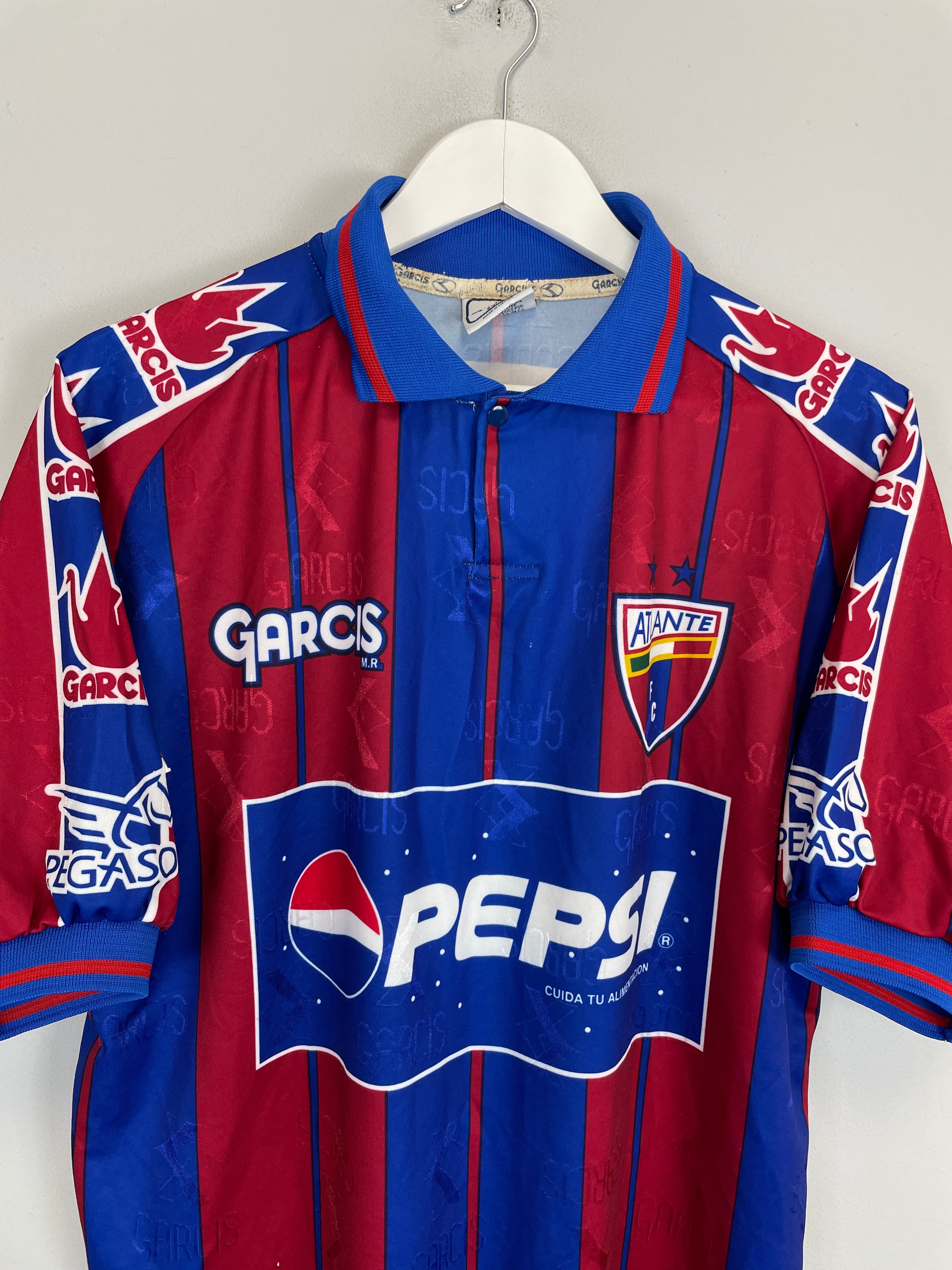 Shop 1999/00 ATLANTE #4 HOME SHIRT (XL) GARCIS, classic football shirts, vintage football shirts & retro soccer jerseys at Cult Kits