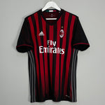 Shop 2016/17 AC MILAN HOME SHIRT (L) ADIDAS, classic football shirts, vintage football shirts & retro soccer jerseys at Cult Kits