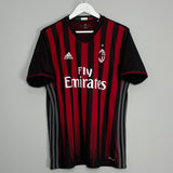 Shop 2016/17 AC MILAN HOME SHIRT (L) ADIDAS, classic football shirts, vintage football shirts & retro soccer jerseys at Cult Kits