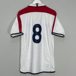 Shop 2003/05 ENGLAND #8 HOME SHIRT (L) UMBRO, classic football shirts, vintage football shirts & retro soccer jerseys at Cult Kits