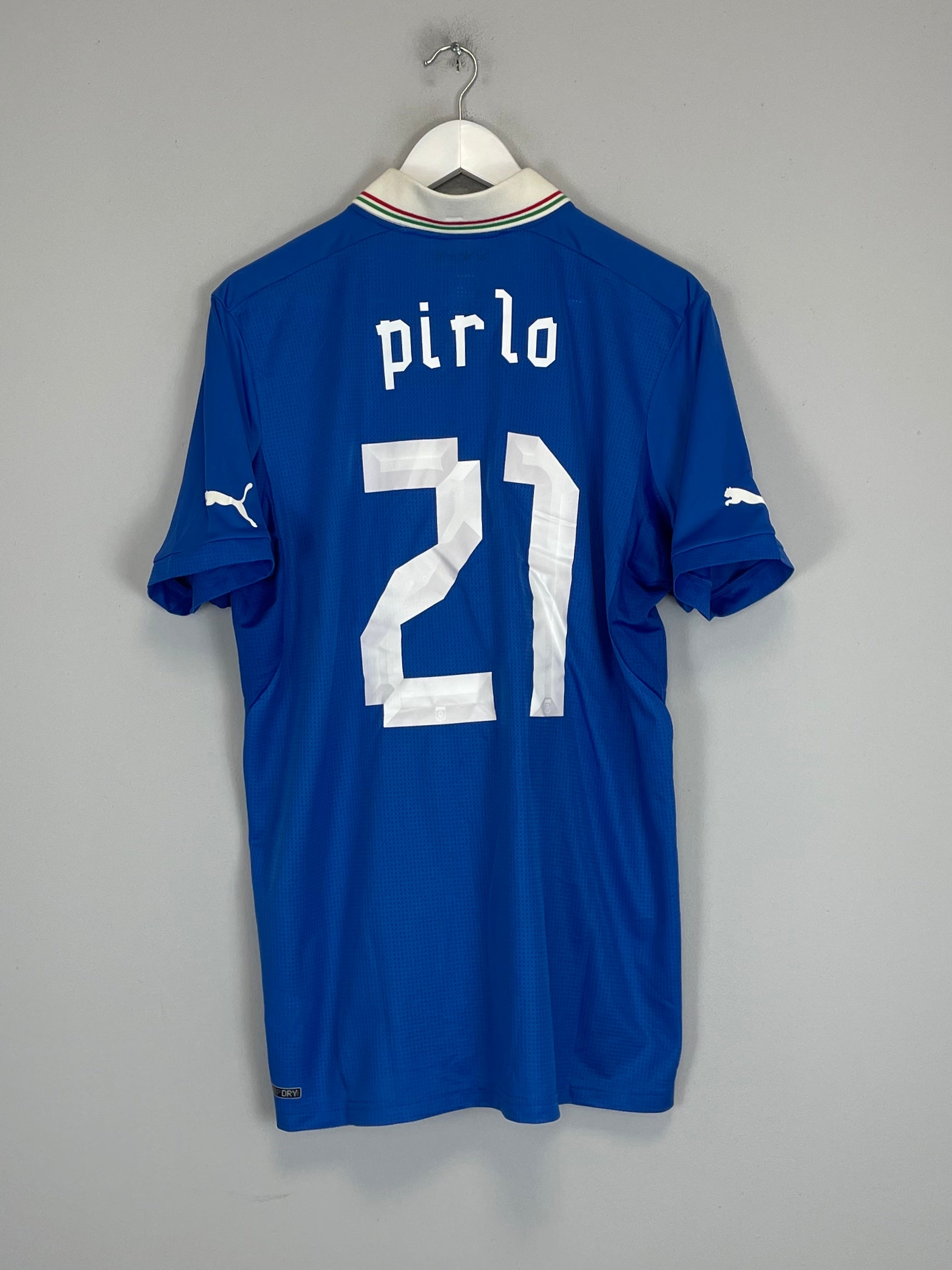 Shop 2012/13 ITALY PIRLO #21 HOME SHIRT (XL) PUMA, classic football shirts, vintage football shirts & retro soccer jerseys at Cult Kits