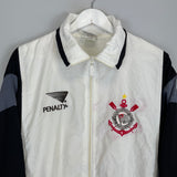 Shop 1995/96 CORINTHIANS TRACK JACKET (M) PENALTY, classic football shirts, vintage football shirts & retro soccer jerseys at Cult Kits