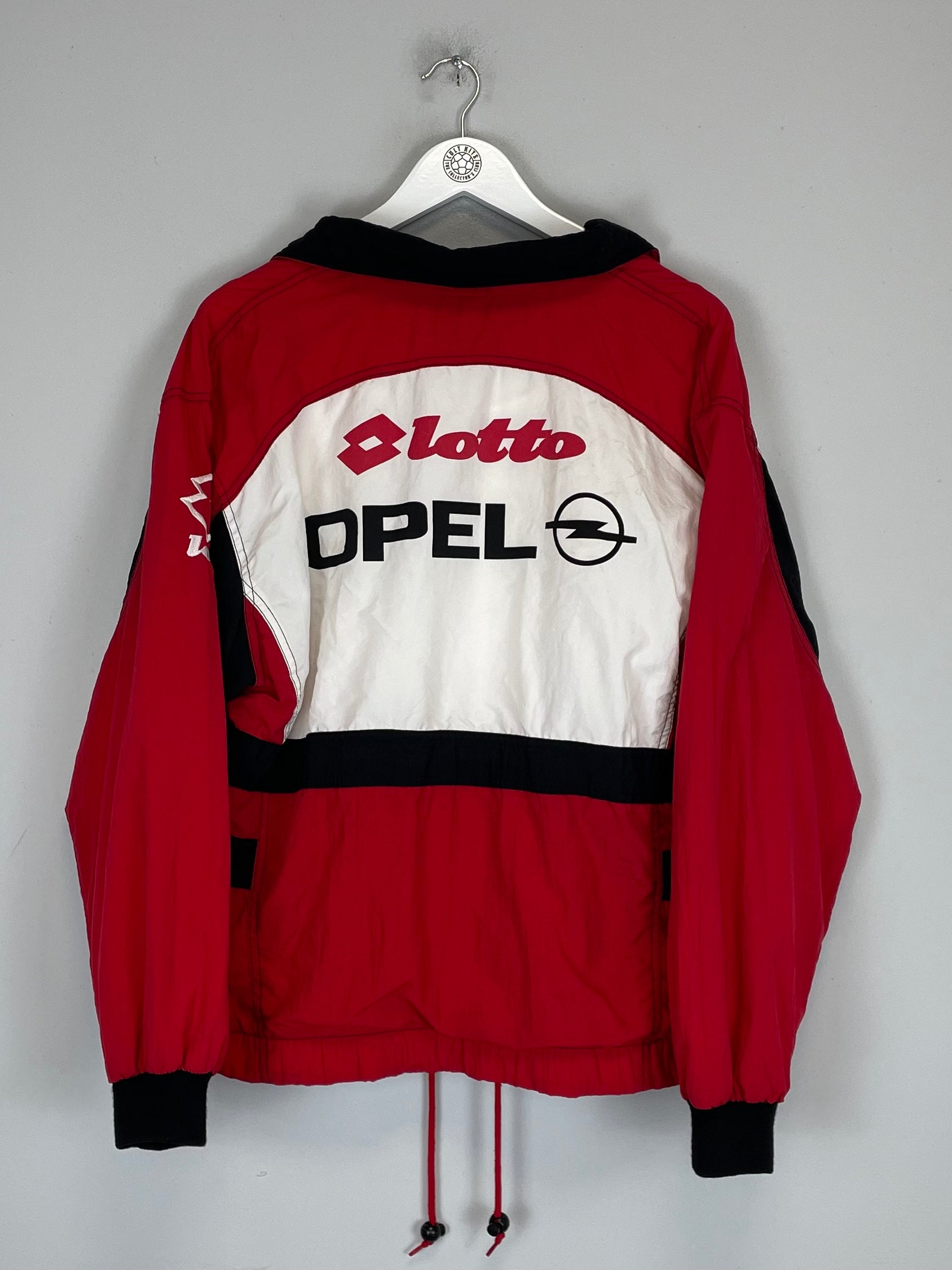 Shop 1995/96 AC MILAN TRACK JACKET (M) LOTTO, classic football shirts, vintage football shirts & retro soccer jerseys at Cult Kits