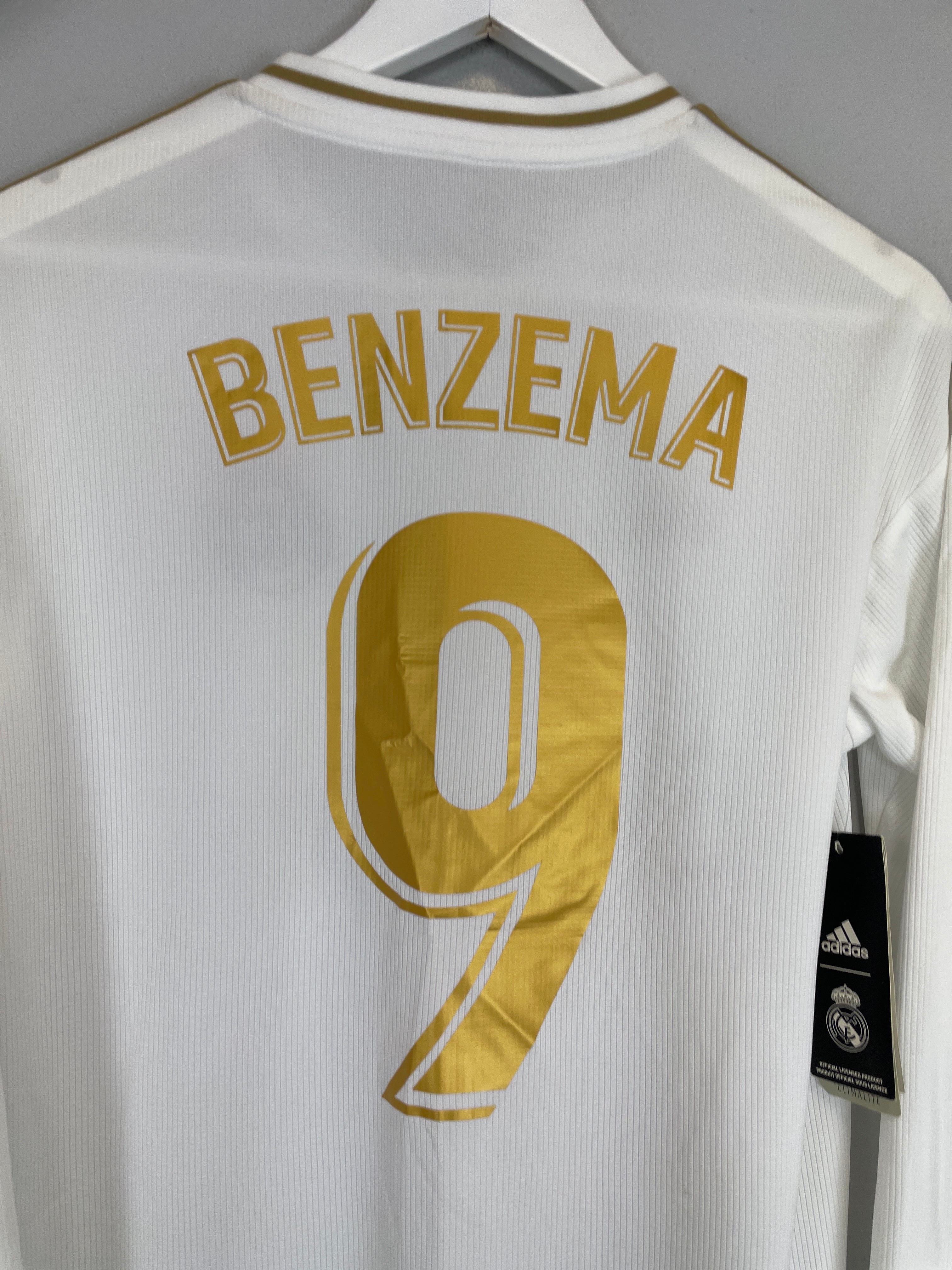 Shop 2019/20 REAL MADRID BENZEMA #9 *BNWT* HOME SHIRT (S) ADIDAS, classic football shirts, vintage football shirts & retro soccer jerseys at Cult Kits