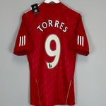 2010/12 LIVERPOOL TORRES #9 *BNWT* HOME SHIRT (S) ADIDAS