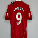 2010/12 LIVERPOOL TORRES #9 *BNWT* HOME SHIRT (S) ADIDAS