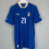 Shop 2012/13 ITALY PIRLO #21 HOME SHIRT (XL) PUMA, classic football shirts, vintage football shirts & retro soccer jerseys at Cult Kits