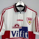 Shop 1996/97 STUTTGART HOME SHIRT (M) ADIDAS, classic football shirts, vintage football shirts & retro soccer jerseys at Cult Kits
