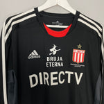 Shop 2012/13 ESTUDIANTES VERON #11 L/S AWAY SHIRT (XL) ADIDAS, classic football shirts, vintage football shirts & retro soccer jerseys at Cult Kits