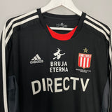 Shop 2012/13 ESTUDIANTES VERON #11 L/S AWAY SHIRT (XL) ADIDAS, classic football shirts, vintage football shirts & retro soccer jerseys at Cult Kits