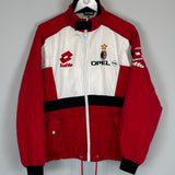 Shop 1995/96 AC MILAN TRACK JACKET (M) LOTTO, classic football shirts, vintage football shirts & retro soccer jerseys at Cult Kits