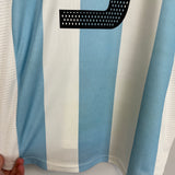 Shop 2002/04 ARGENTINA BATISTUTA #9 HOME SHIRT (L) ADIDAS, classic football shirts, vintage football shirts & retro soccer jerseys at Cult Kits
