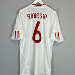 Shop 2011 SPAIN A.INIESTA #6 AWAY SHIRT (XL) ADIDAS, classic football shirts, vintage football shirts & retro soccer jerseys at Cult Kits