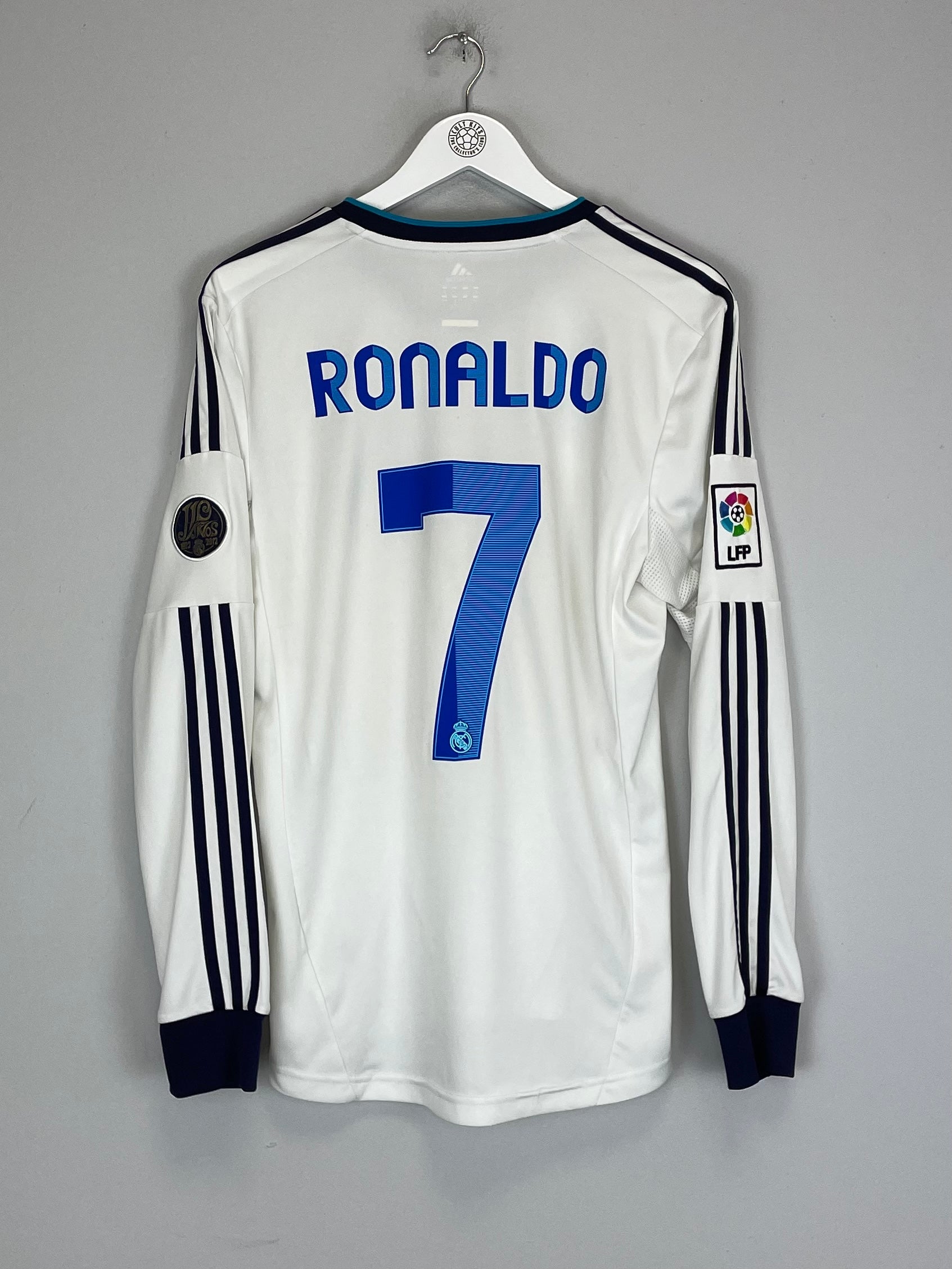 Shop 2012/13 REAL MADRID RONALDO #7 L/S HOME SHIRT (M) ADIDAS, classic football shirts, vintage football shirts & retro soccer jerseys at Cult Kits
