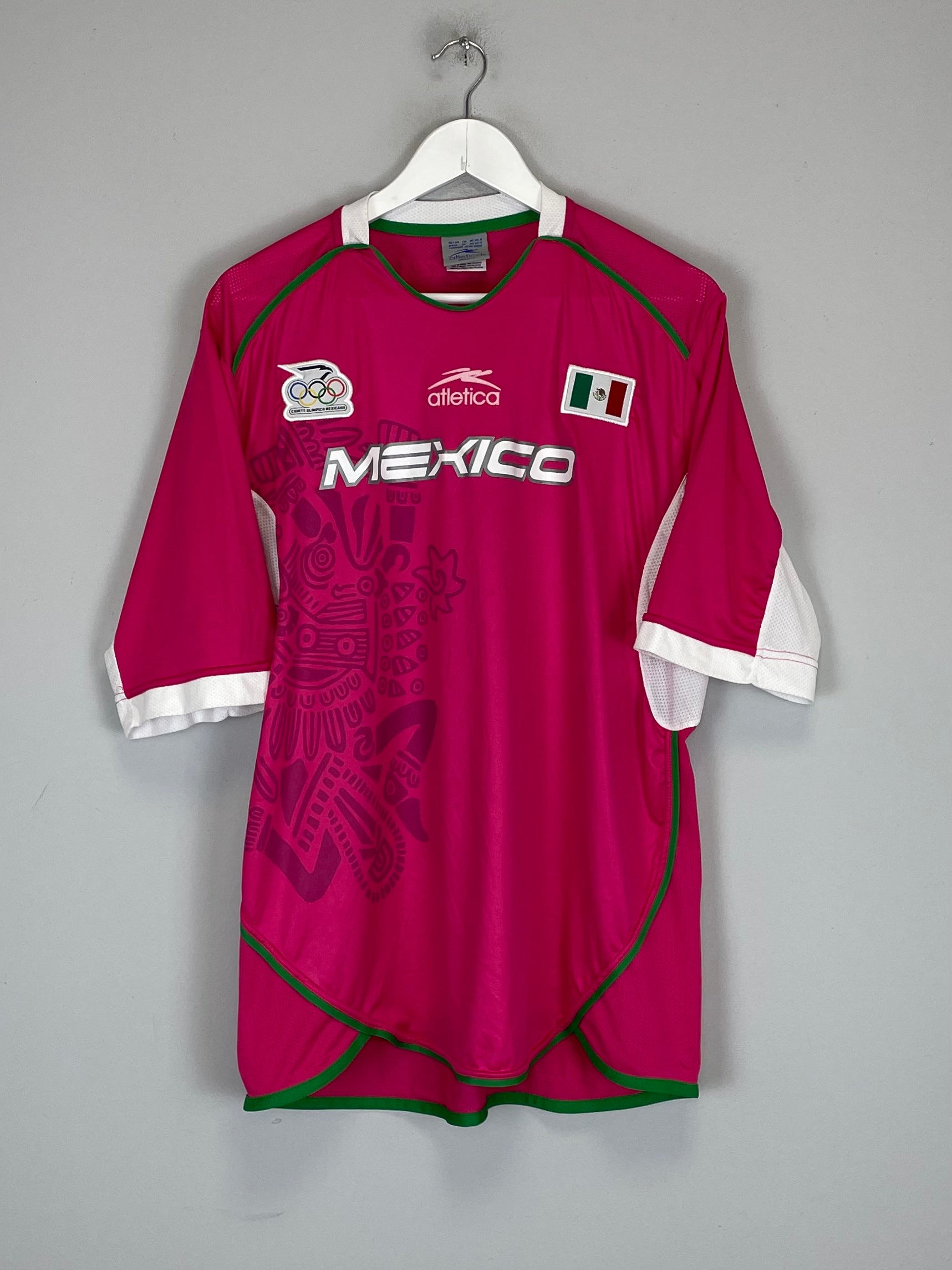 Shop 2004 MEXICO OLYMPICS SHIRT (L) ATLETICA, classic football shirts, vintage football shirts & retro soccer jerseys at Cult Kits