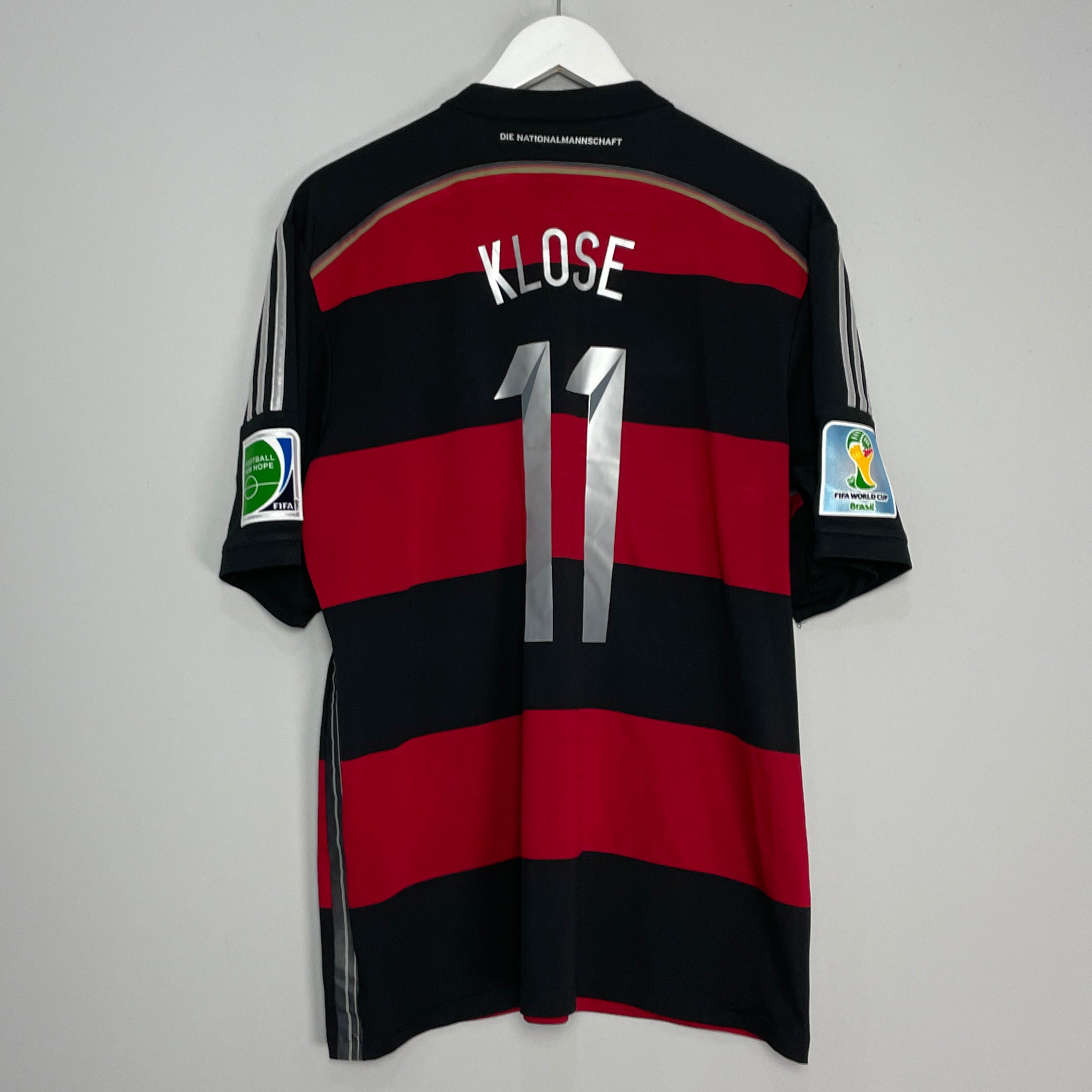Shop 2014/15 GERMANY KLOSE #11 AWAY SHIRT (XL) ADIDAS, classic football shirts, vintage football shirts & retro soccer jerseys at Cult Kits